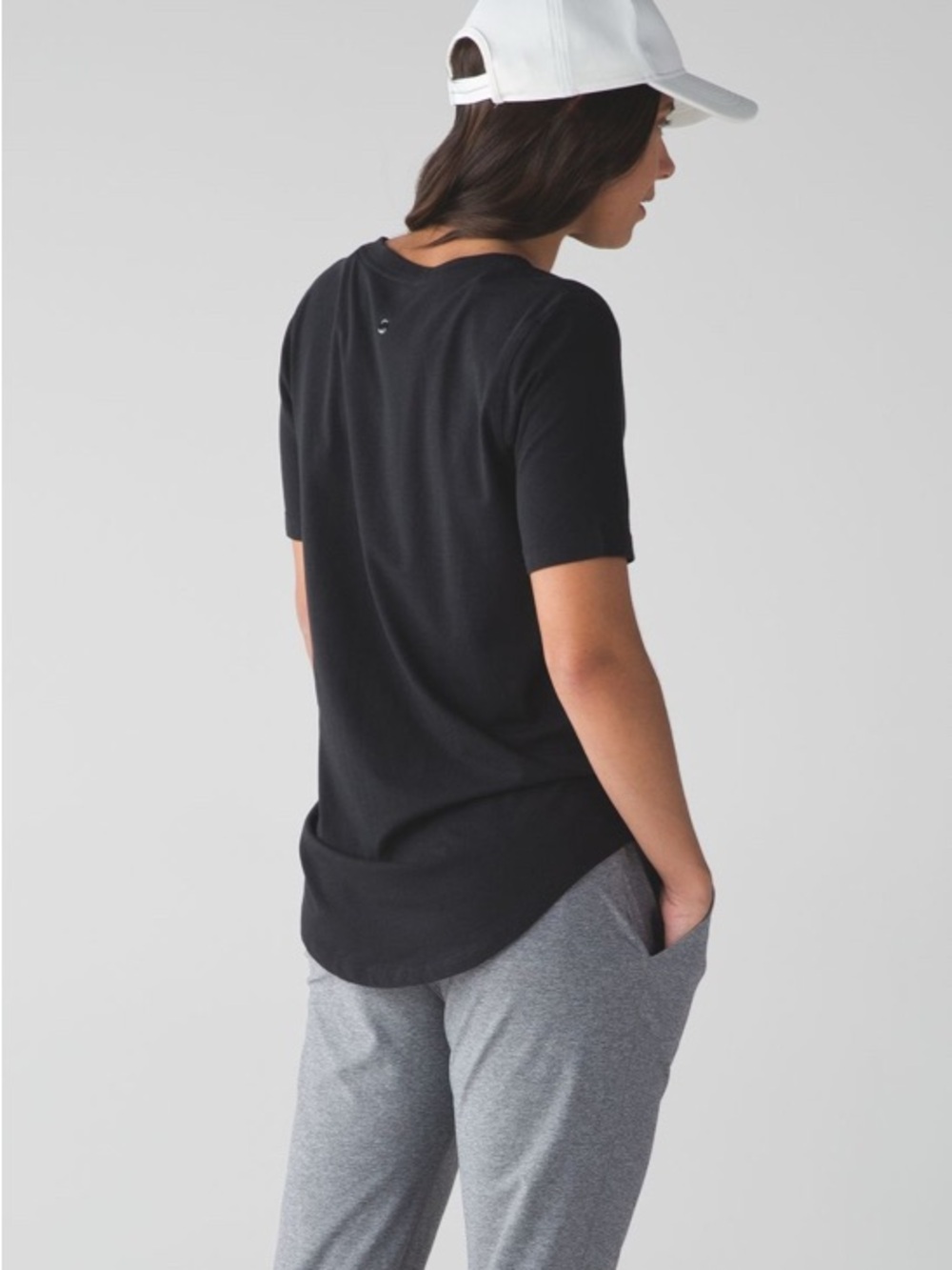 lululemon athletica Black Short Sleeve Women's Tee